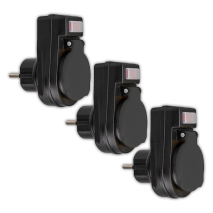 Outdoor Steckdosenadapter 3er