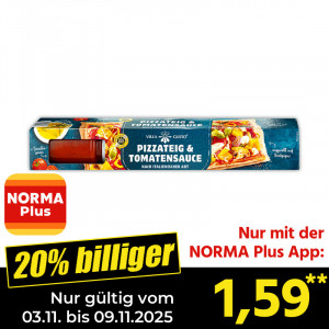 Produktbild »Pizzateig & Tomatensauce«
