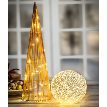 Design-LED-Kugel oder -Pyramide