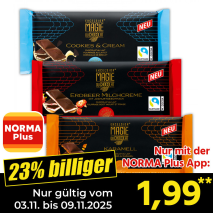 Gefüllte Tafelschokolade