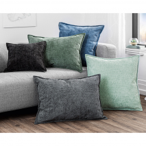 Chenille-Dekokissen Miles