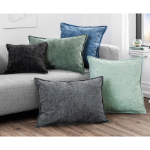 Chenille-Dekokissen Miles