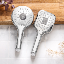 LED-Wasserspar-Handbrause mit digitaler Anzeige