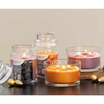 3 Docht / XXL Bonbonglas