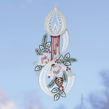 Fensterbild Plauener Stickerei