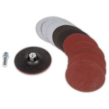 Klettschleifteller-Set