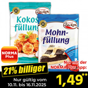 Mohn-/ Kokosfüllung Produktbild »Mohn-/ Kokosfüllung«