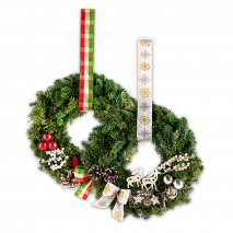 Produktbild »Exklusiver Advents-Türkranz XL«