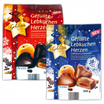 Produktbild »Gefüllte Lebkuchen Herzen«