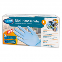 Produktbild »Puderfreie Nitril-Handschuhe 50er«