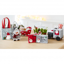 Weihnachts-Filz-Korb oder Geschenktasche