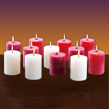 Rustik Stumpenkerzen