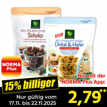 Produktbild »Bio-Crunchy Müsli«