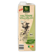 Haltbare Bio-Vollmilch 3,8% Fett