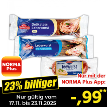 Delikatess Leberwurst / Teewurst