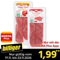 Rinder-/ Geflügelsalami