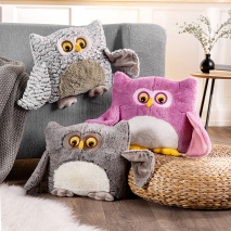 Produktbild »Kuschelige Eulenkissen«