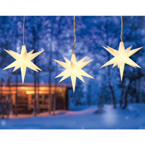 Produktbild »3D-LED-Leuchtsternkette 3er«
