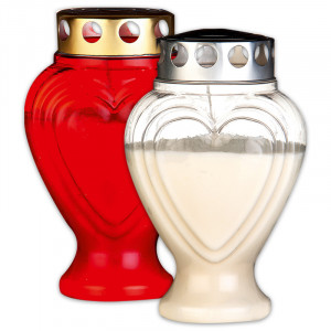 Produktbild »Grablicht in Herzform«