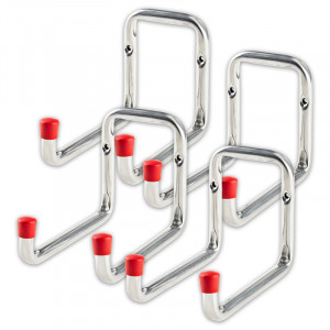 Wandhaken doppelt abgewinkelt 4er-Set Produktbild »Wandhaken doppelt abgewinkelt 4er-Set«