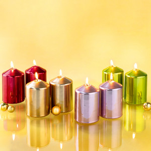 Produktbild »Spiegeleffekt-Stumpenkerze«