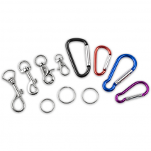 Produktbild »Schlüsselanhänger /-ringe- & Karabiner-Set 75-tlg.«