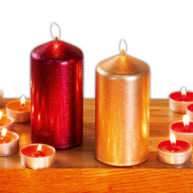 Glitzerkerzen