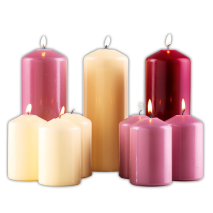 Produktbild »Stumpenkerze«