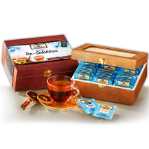 Tee-Geschenkbox aus Holz Tee-Selektion