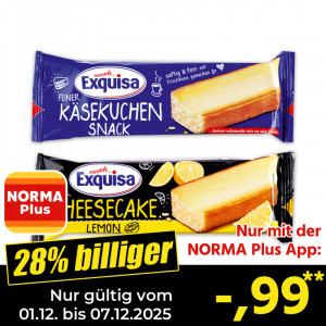 Produktbild »Käsekuchen Snack«