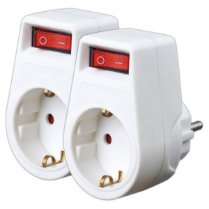 Zwischenstecker 2er-Set abschaltbar Produktbild »Zwischenstecker 2er-Set abschaltbar«