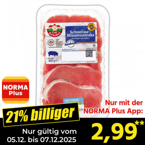 Produktbild »Schweine-Minutensteaks«