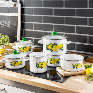 Produktbild »Emaille-Kochtopfsortiment 