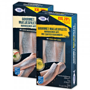 Produktbild »Gourmet Matjesfilets XXL«