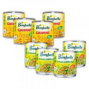 Produktbild »Kidney Bohnen / Erbsen & Möhrchen / Goldmais«