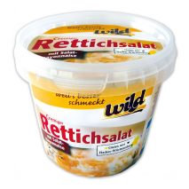 Salat mit cremiger Sauce