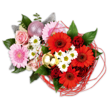 Biedermeierstrauß Weihnachten