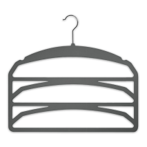 Hosen-Kleiderbügel 2er