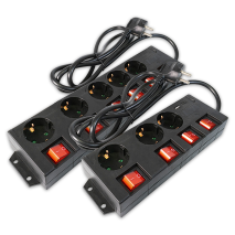 Einzeln schaltbare Steckdosen