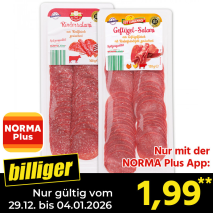 Rinder-/ Geflügelsalami