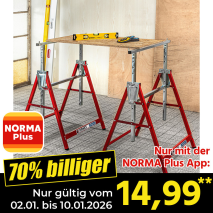 Teleskop-Arbeitsbock