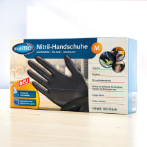 Puderfreie Nitril-Handschuhe 100er