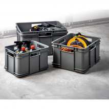 Aufbewahrungsbox aus recyceltem Kunststoff