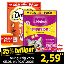 Nur mit der NORMA Plus App günstiger: »Snacks XXL«