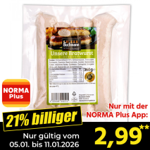 Original schwäbische Bratwurst