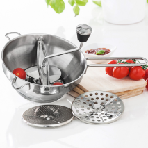 Edelstahl-Passiermühle 4-teilig