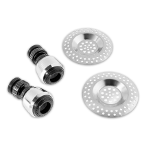 Schwenkbrausen- und Abflusssieb-Set