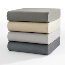 Interlock-Doppeljersey-Boxspring-Spannbetttuch