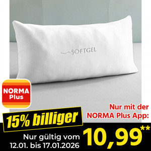 Produktbild »Softgel-Komfort-Schlafkissen«