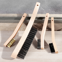 Holz-Drahtbürsten-Set 4-tlg.